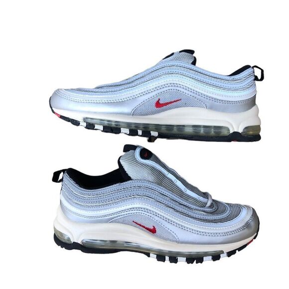 Deadstock Vintage 2002 Nike Air Max 97 Silver Bullet Size 7 - Picture 9 of 16